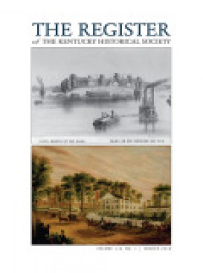 Register Of The Kentucky Historical Society杂志