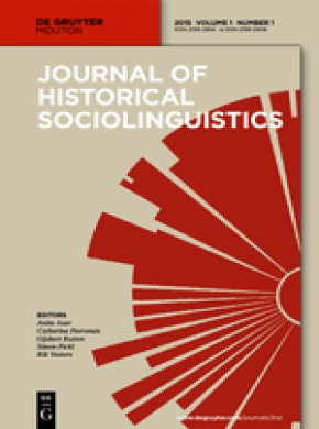 Journal Of Historical Sociolinguistics杂志