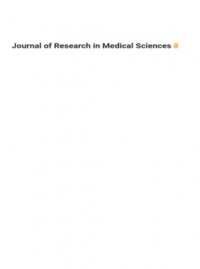 Journal Of Research In Health Sciences