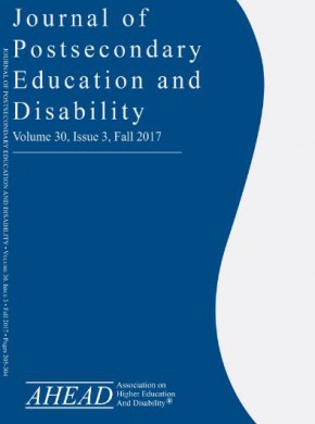 Journal Of Postsecondary Education And Disability杂志