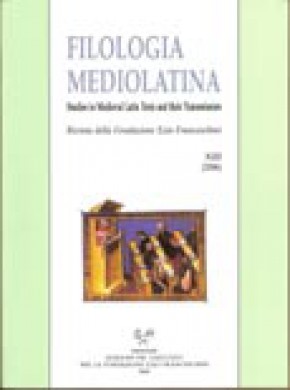 Filologia Mediolatina杂志