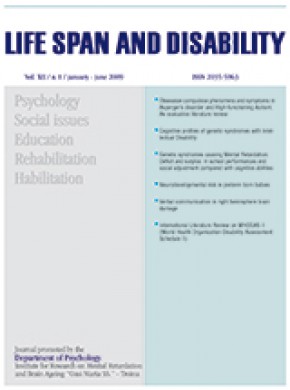 Life Span And Disability杂志