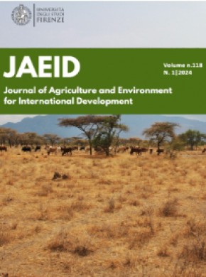 Journal Of Agriculture And Environment For International Development杂志