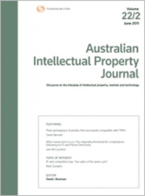 Australian Intellectual Property Journal杂志