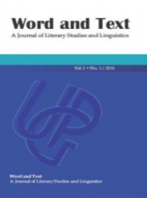 Word And Text-a Journal Of Literary Studies And Linguistics杂志