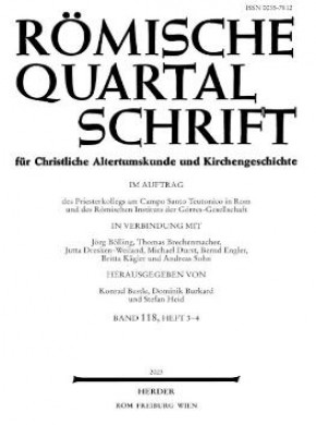 Romische Quartalschrift Fur Christliche Altertumskunde Und Kirchengeschichte杂志