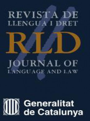 Revista De Llengua I Dret-journal Of Language And Law杂志