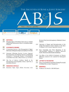 Archives Of Bone And Joint Surgery-abjs杂志