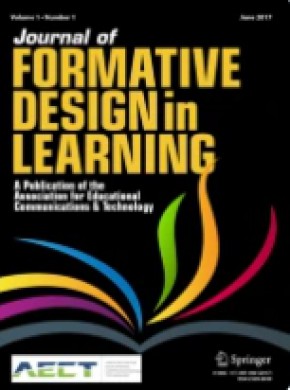 Journal Of Formative Design In Learning杂志