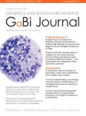 Gabi Journal-generics And Biosimilars Initiative Journal杂志