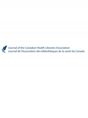 Journal Of The Canadian Health Libraries Association