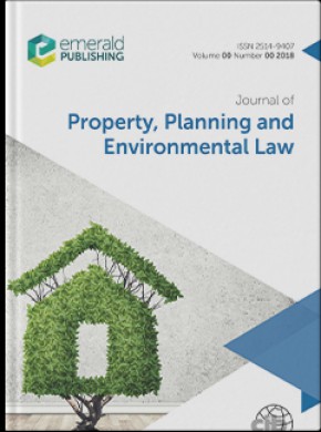 Journal Of Property Planning And Environmental Law杂志