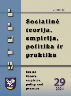 Socialine Teorija Empirija Politika Ir Praktika杂志