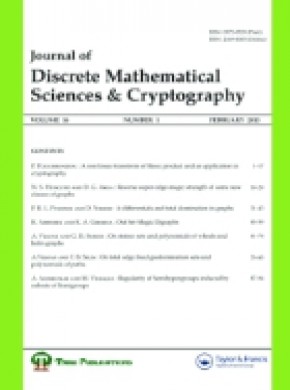 Journal Of Discrete Mathematical Sciences & Cryptography杂志