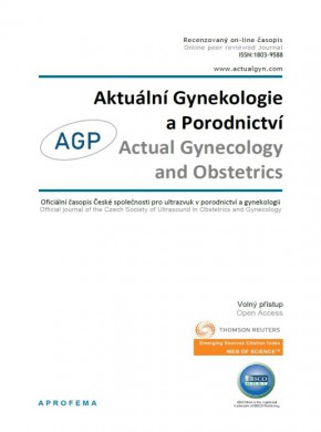 Aktualni Gynekologie A Porodnictvi杂志