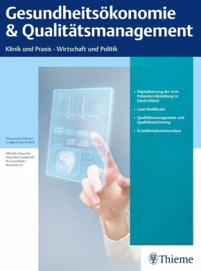 Gesundheitsoekonomie Und Qualitaetsmanagement杂志