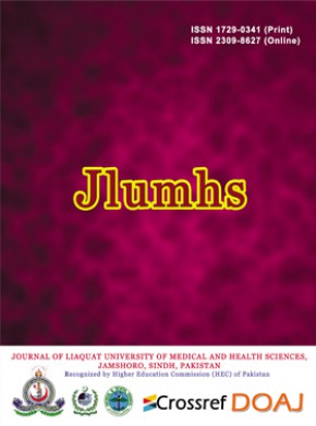 Journal Of The Liaquat University Of Medical And Health Sciences杂志