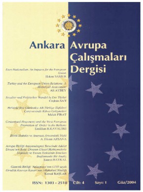 Ankara Avrupa Calismalari Dergisi-ankara Review Of European Studies杂志