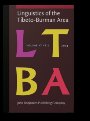 Linguistics Of The Tibeto-burman Area杂志