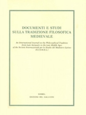 Documenti E Studi Sulla Tradizione Filosofica Medievale杂志