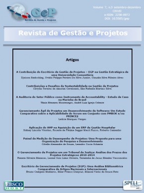 Revista De Gestao E Projetos杂志