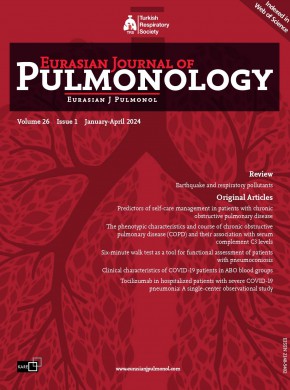 Eurasian Journal Of Pulmonology杂志