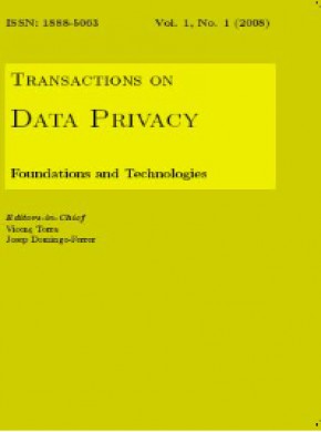 Transactions On Data Privacy