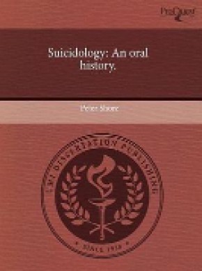 Suicidology