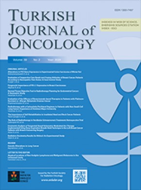 Turk Onkoloji Dergisi-turkish Journal Of Oncology杂志