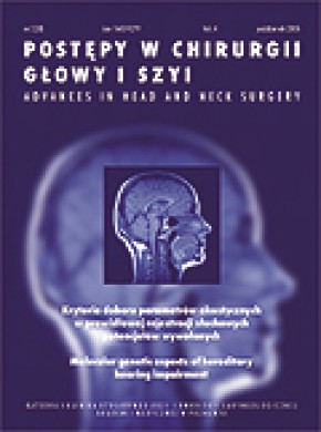 Postepy W Chirurgii Glowy I Szyi-advances In Head And Neck Surgery杂志