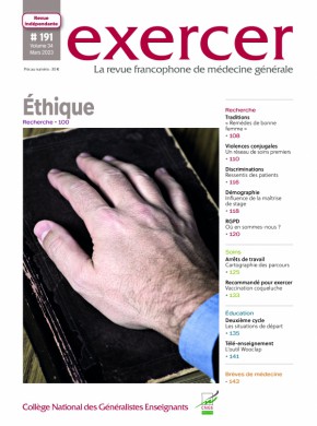 Exercer-la Revue Francophone De Medecine Generale杂志