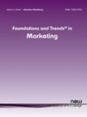 Foundations And Trends In Marketing杂志