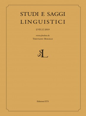 Studi E Saggi Linguistici