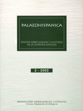 Palaeohispanica-revista Sobre Lenguas Y Culturas De La Hispania Antigua