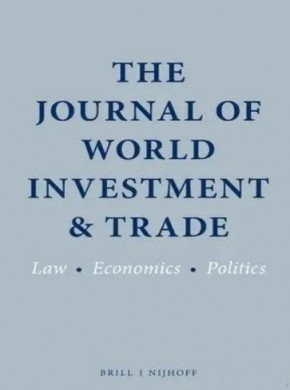 Journal Of World Investment & Trade杂志