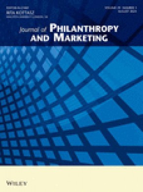 Journal Of Philanthropy And Marketing杂志